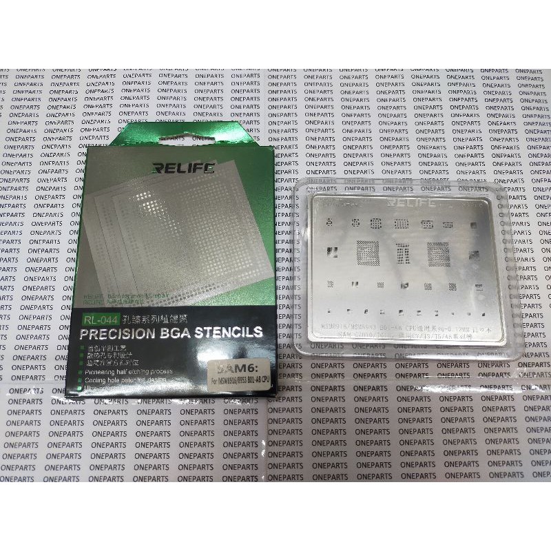 TOOLS CETAKAN IC BGA STENCILS RELIFE RL-044 CPU SAM 6