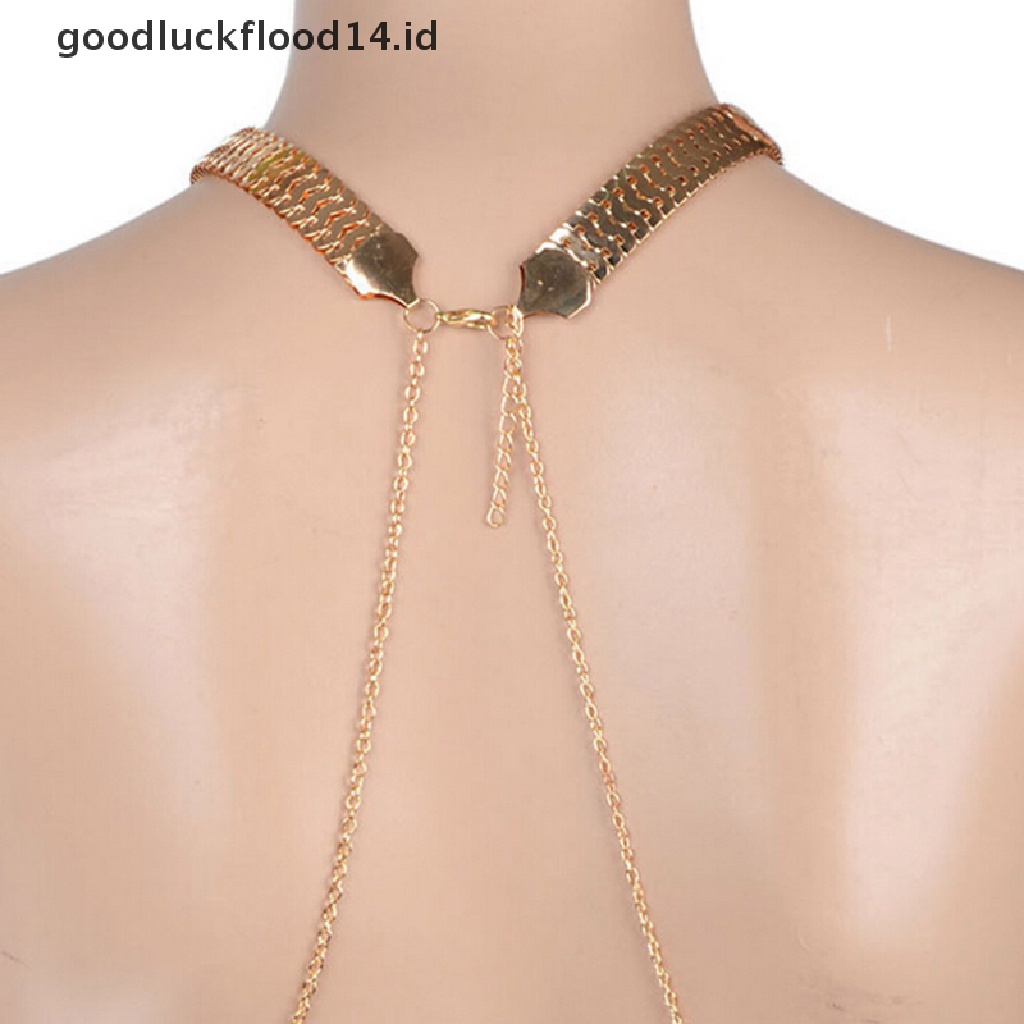 [OOID] Hot Sexy Body Chain Necklaces Tassel Alloy Long Necklace Female Fashion Jewelry ID