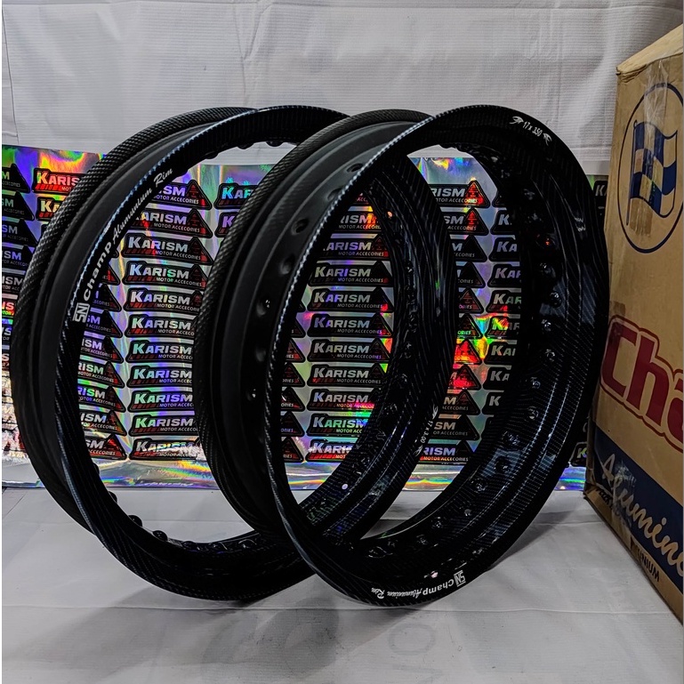 VELG CHAMP CARBON 300 350 R17 SUPERMOTO - Blue
