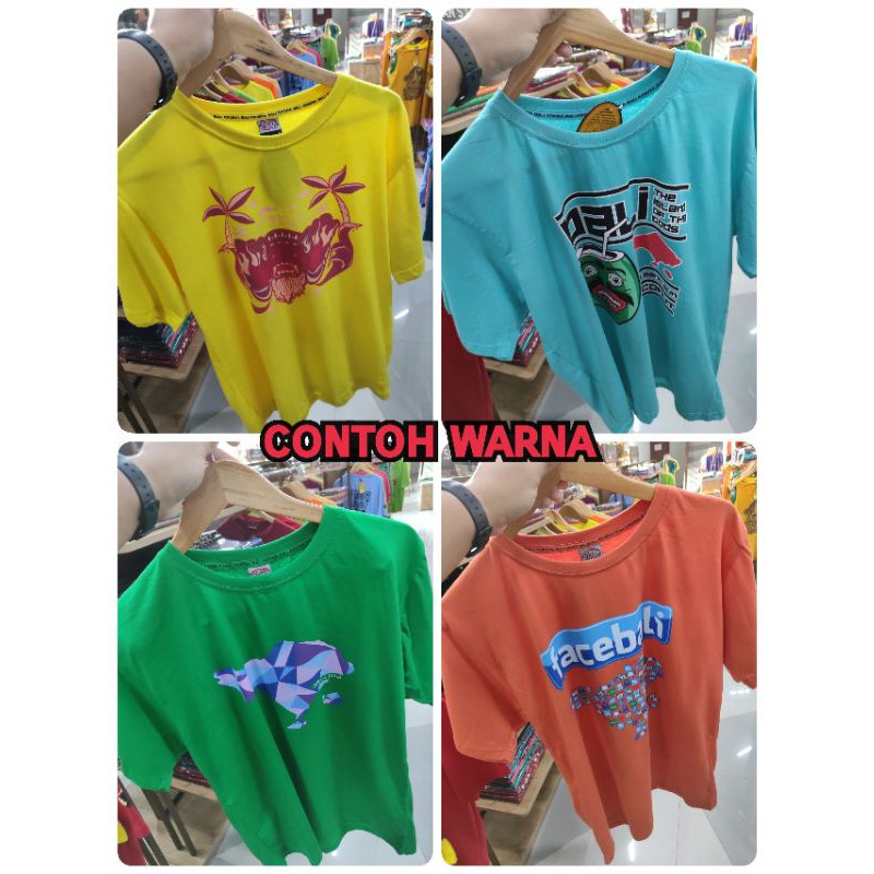 Kaos Cowok/ Kaos Cewek/ Kaos Unisex Warna Warni Bali Krisna