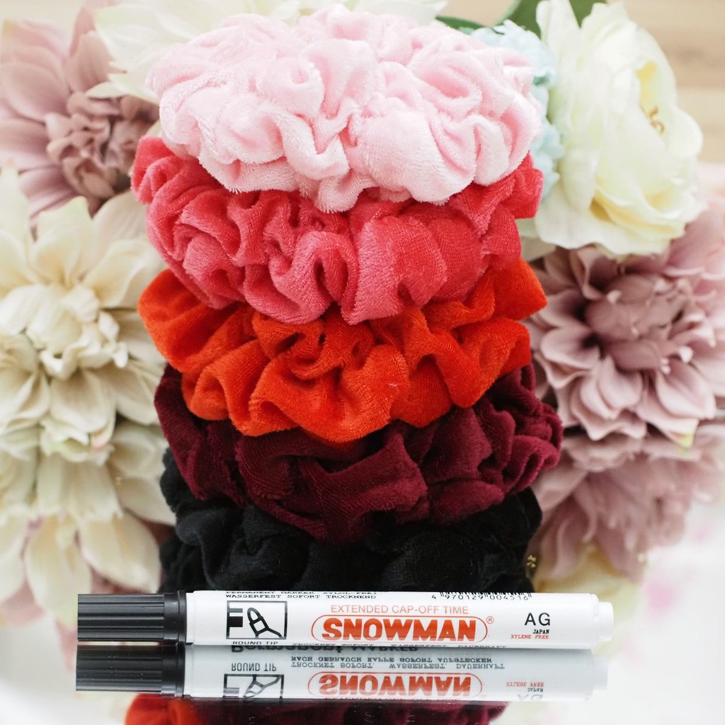 Scrunchie BLUDRU UKURAN BESAR IMPORT GRES KUALITAS PREMIUM HALUS VELVET KOREA Kuncir Scrunchie Berkualitas Aksesoris Rambut Fashion Cepol HIjab