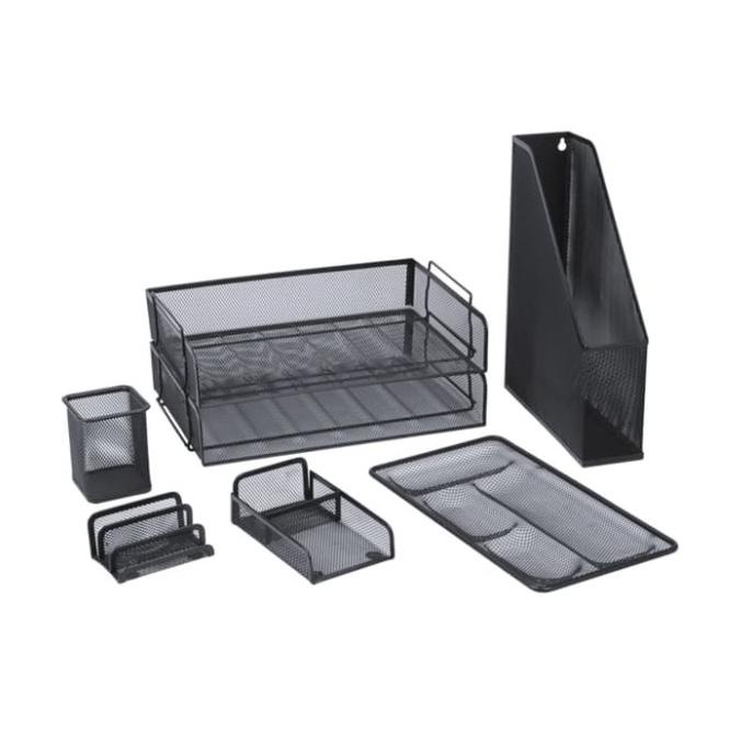 

hanya disini] Set Organizer Stainless Steel 7 Pcs in - Hitam