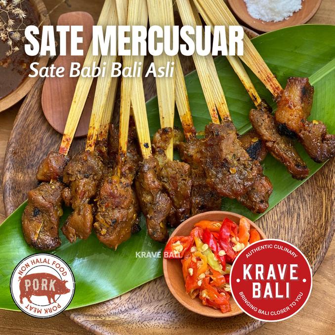 

SATE BABI MERCUSUAR MAKANAN KHAS BALI ASLI 250 GR