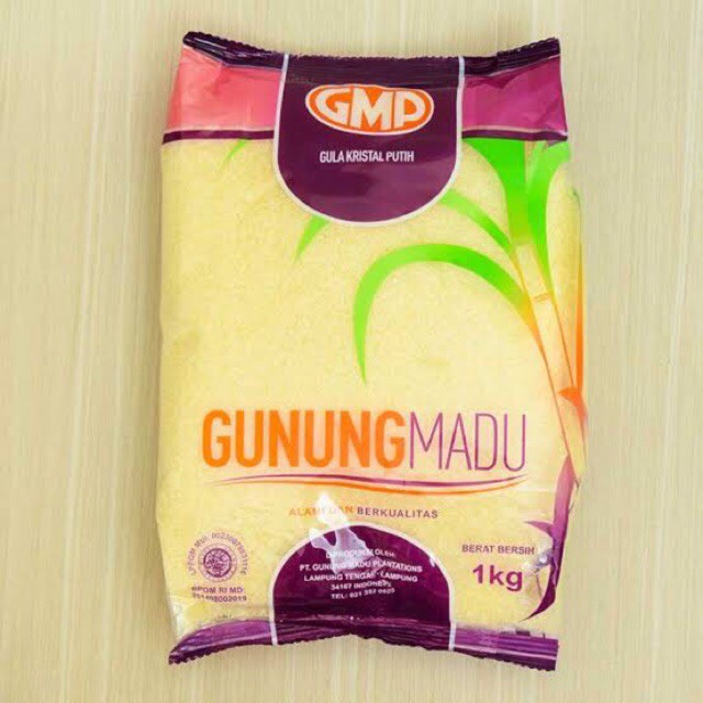 Gula Pasir Kristal Putih Gunung Madu GULAKU GULA PASIR PREMIUM