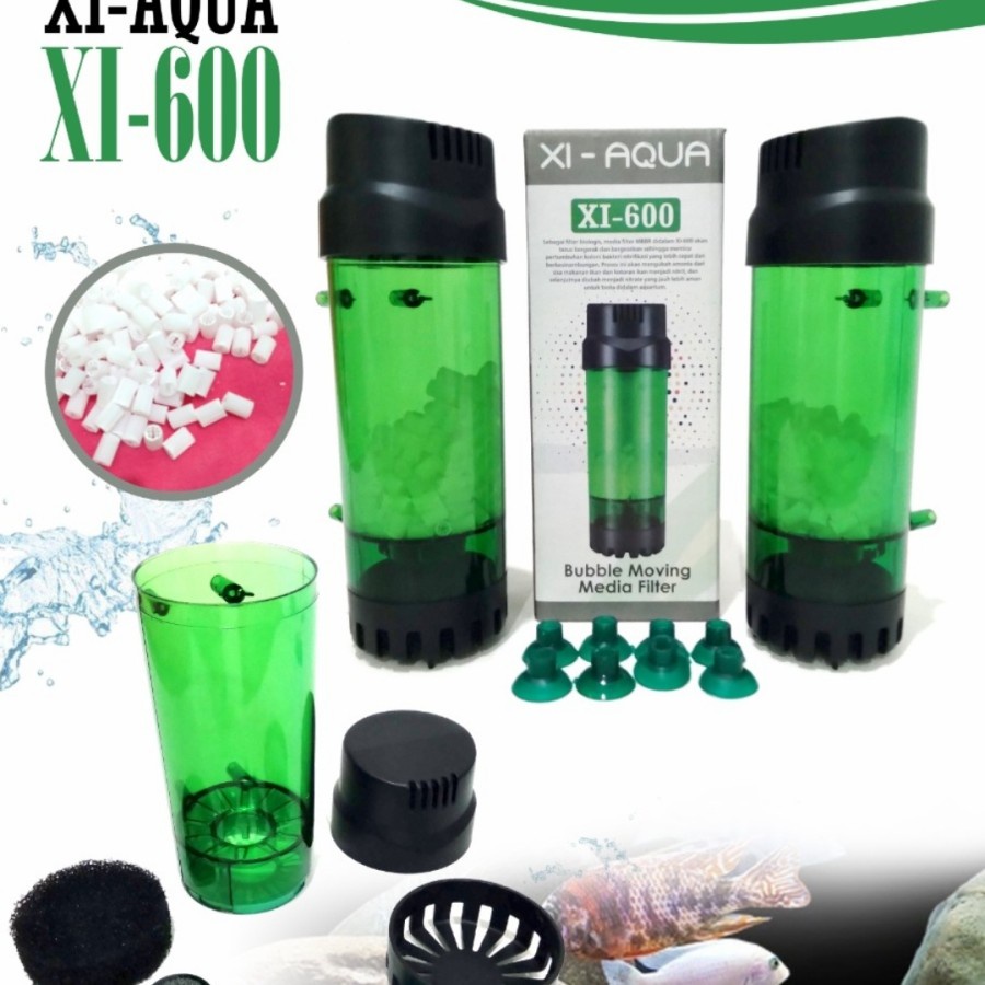 Tabung Full Set Filter Aquarium XI AQUA 600 REACTOR FILTER KALDNESS