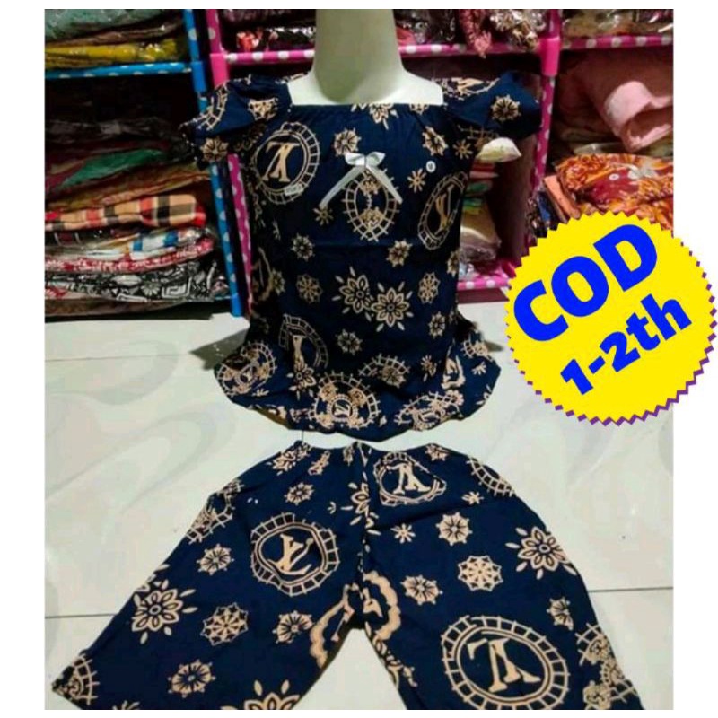 SETELAN ANAK/BAJU TIDUR/BAJU SANTAI/BAJU HARIAN ANAK/BATIK ANAK/BABYDOLL/STELAN USIA 6BULAN-2TAHUN