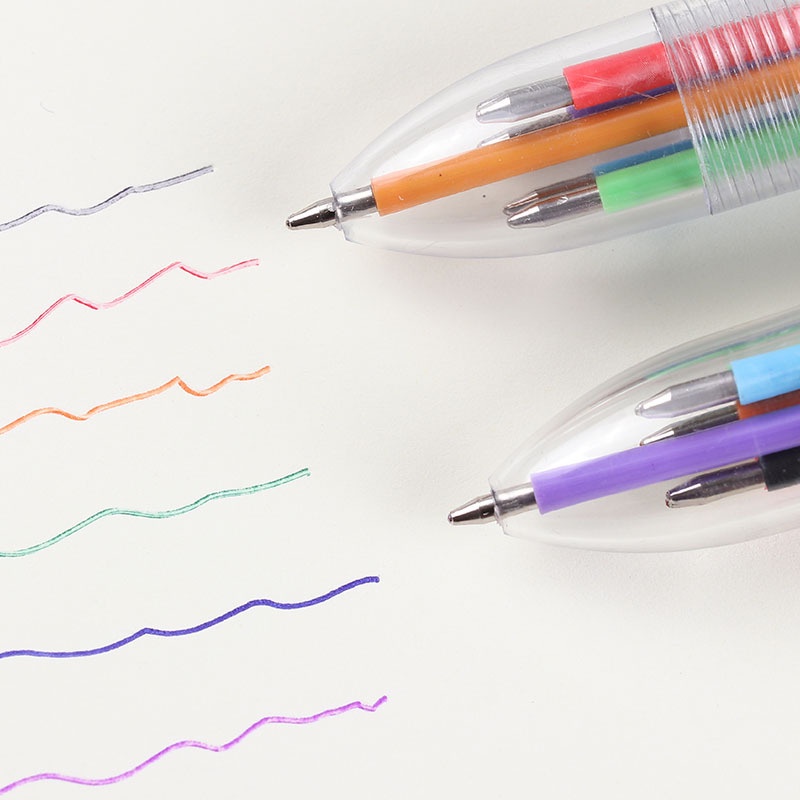 Pulpen Warna / Pen Colour 6 &amp; 8 Warna Warni