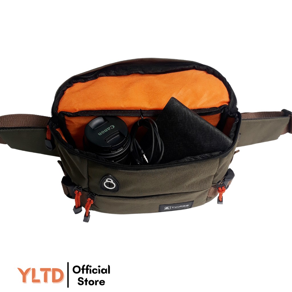 Rancis Jaya - Tas Waistbag Kamera YLTD | Tas Pinggang Outdoor Pria Original