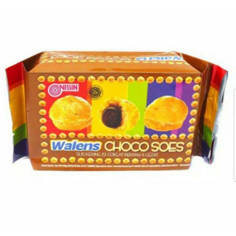 

NISSIN WALENS CHOCO SOES 100GRAM / BISKUIT SOES KERING NISSIN WALENS WALEN CHOCO SOES SUS KERING