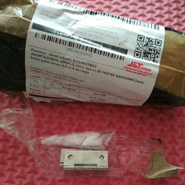 Engsel Kupu 1,5 Stainless Steel Murah / Pintu Lemari Kecil