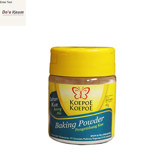 

Baking Powder Koepoe-Koepoe 45g