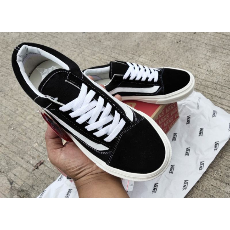 SEPATU  V4NS OLD SKOOL BLACK WHITE DT PREMIUM GRADE ORI PREMIUM SEPATU SNEAKERS PRIA SNEAKERS WANITA