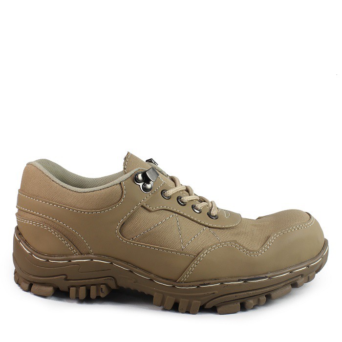 MS SHOP - Bayar Ditempat- Sepatu Pria Walkers Hyuga Cream Low Boots Septy Pendek Hiking Gunung Cowok