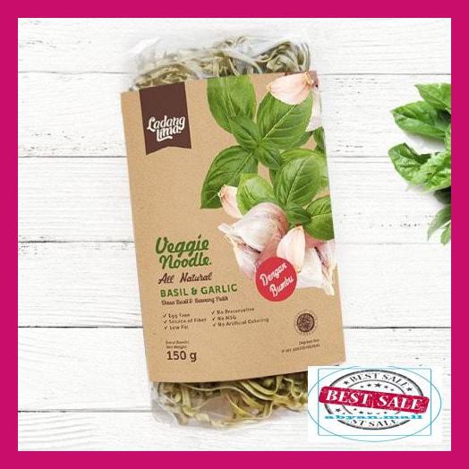 

68Ty8Yg- Ladang Lima, Mie Basil Garlic 150G Dengan Bumbu 7Rtyr67-