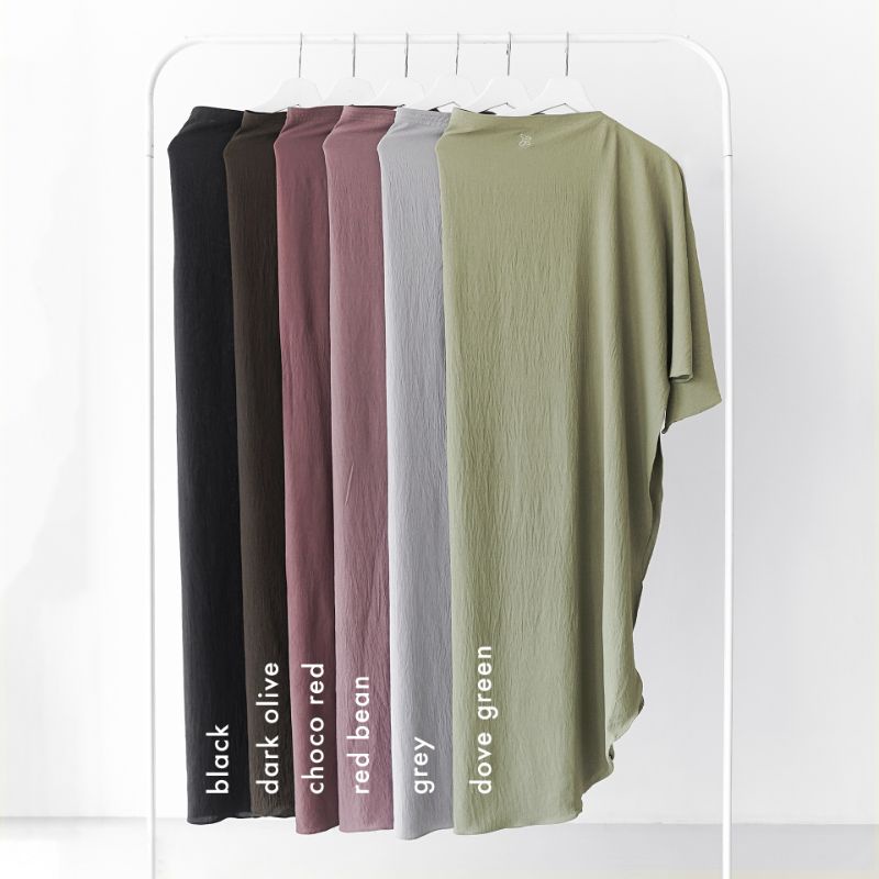 Khimar Lily Non pet by Hijab Alila Bahan crinkle