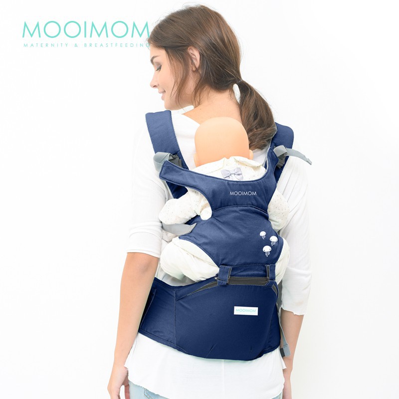 MOOIMOM Hipseat Carrier Gendongan Bayi - Navy