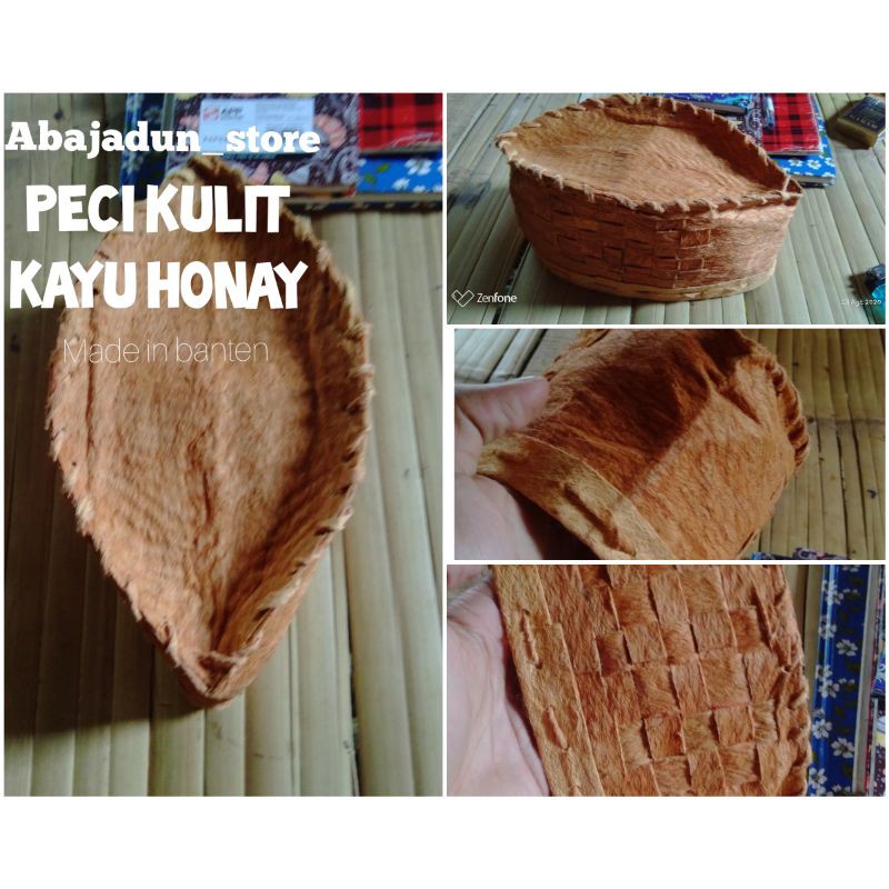 (COD) Peci songkok kopiah kulit kayu honai asli habib Bahar