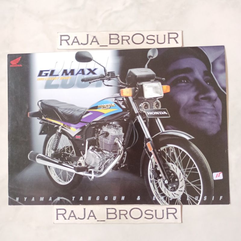Poster brosur flyer jadul lawas Honda GL Max 2001