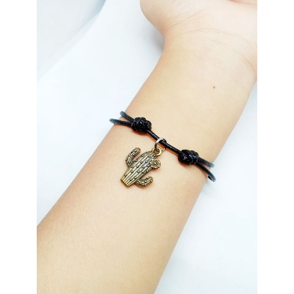 WA126 Gelang Charm Kaktus Lucu Aesthetic by Wynter Craft