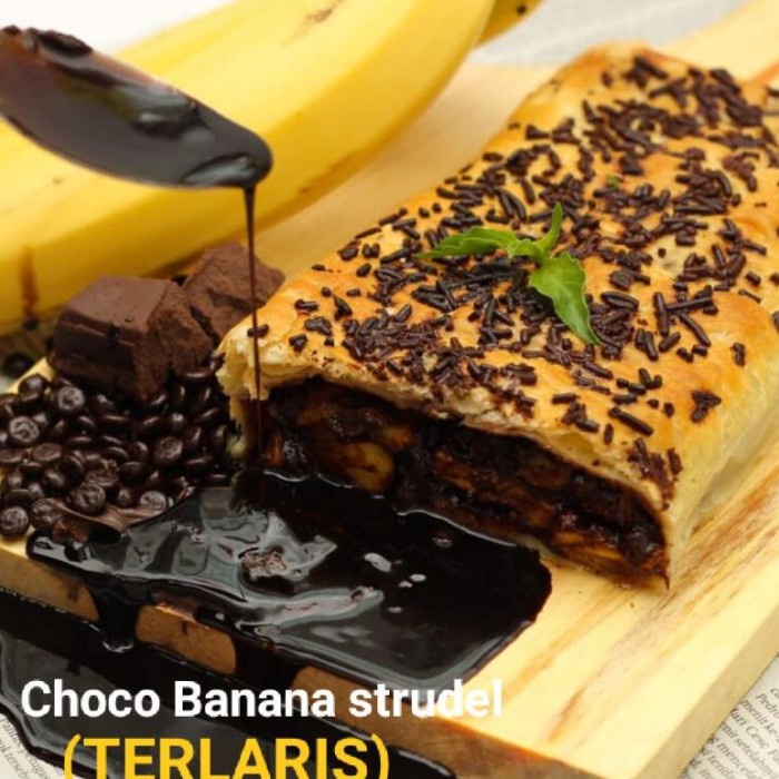 

Banana strudel malang choco almond apel original strudel oleh oleh - Pilihan rasa, Choco almond