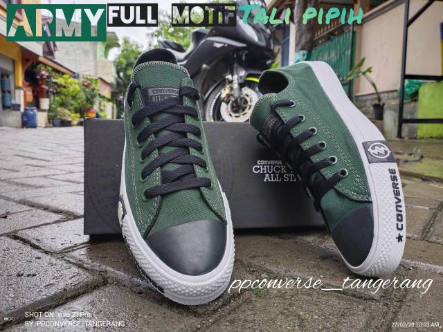 SEPATU SEKOLAH PRIA WANITA CONVERS NEW RELEASE UNDEFEATED CHUCKTAYLOR II FULL MOTIF