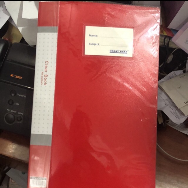 

Clear holder 60 lembar folio