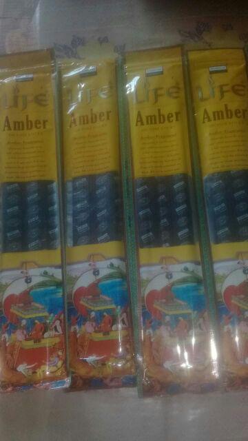 Dupa Hio Amber Pounch Isi 50 Batang By Life Darshan Maharaja India