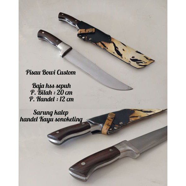 PISAU BOWIE PISAU HUNTING PISAU SURVIVAL PISAU BUSHCRAFT