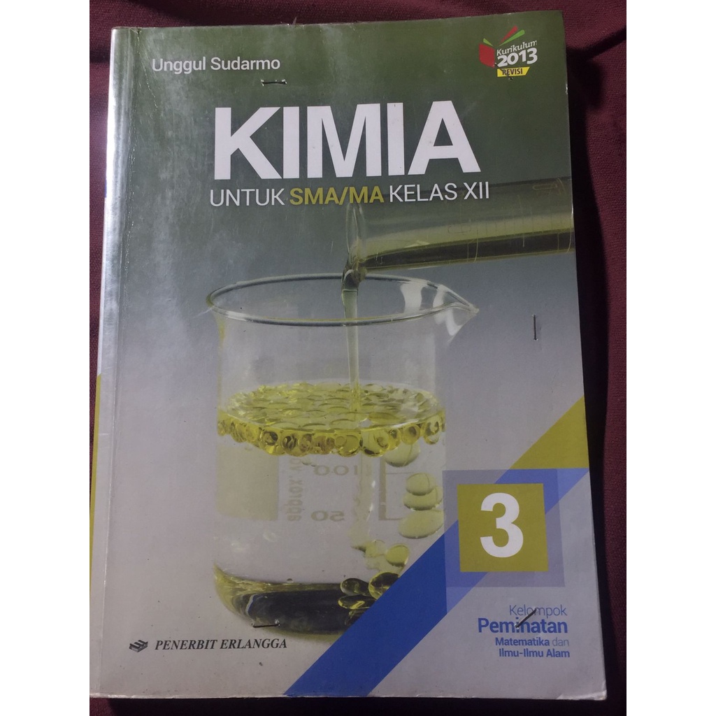 BUKU KIMIA KELAS 3/12 SMA ERLANGGA