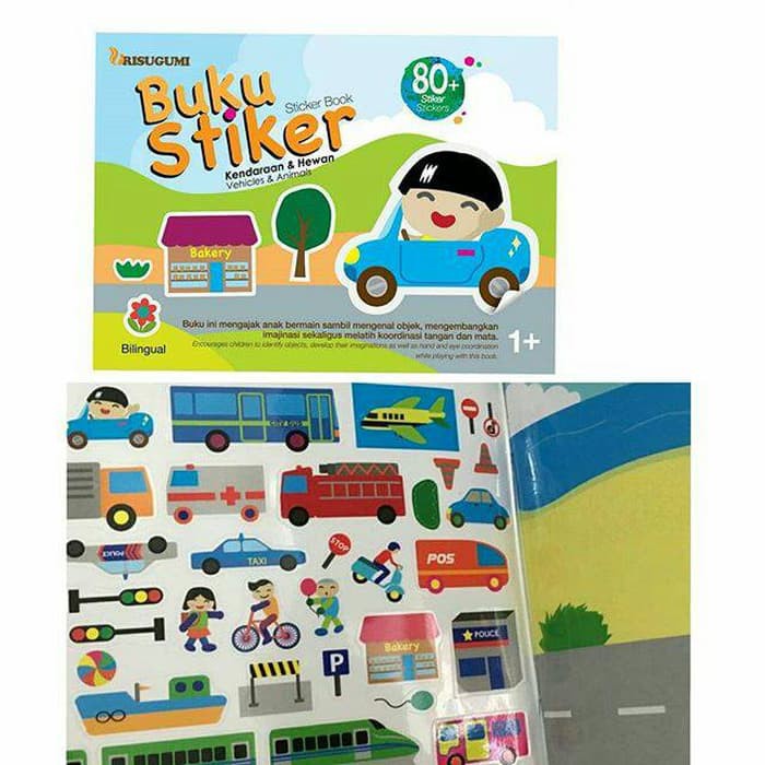 

risugumi sticker book buku stiker BKIL_1150