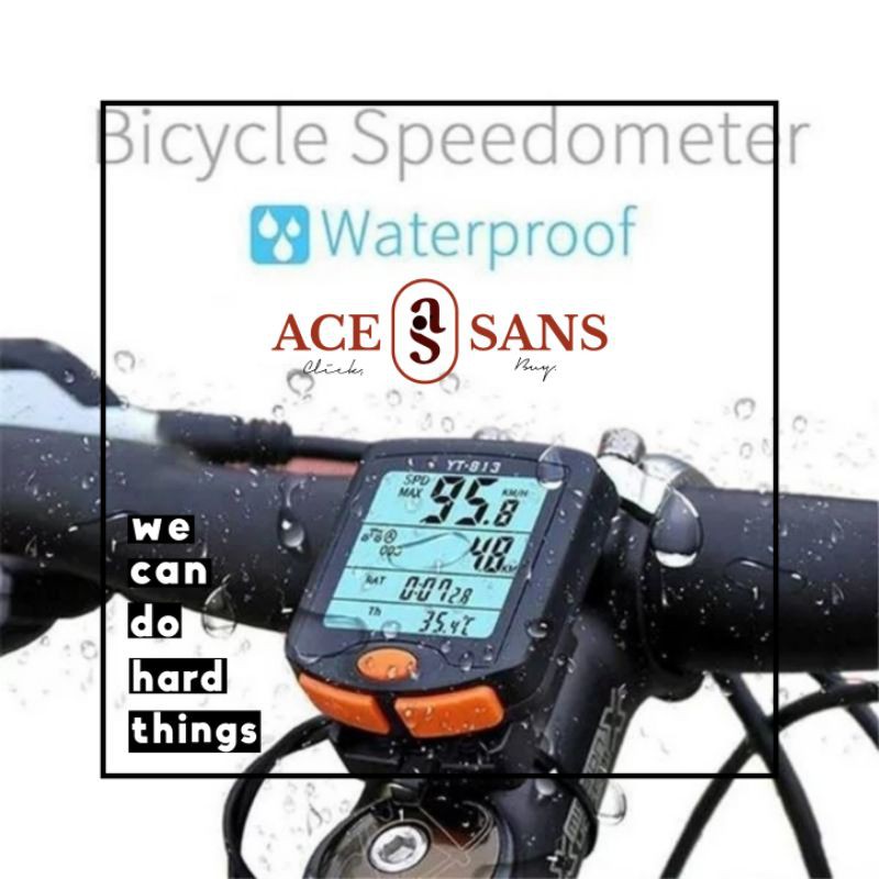 Speedometer Sepeda Wireless Odometer LED Waterproof I Speedometer I Speedometer Sepeda I Sepeda
