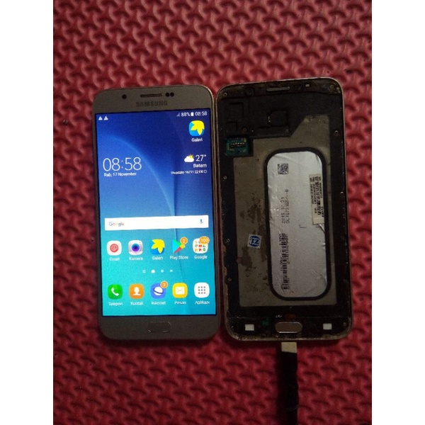 Mesin Samsung a8 a800f minus lcd