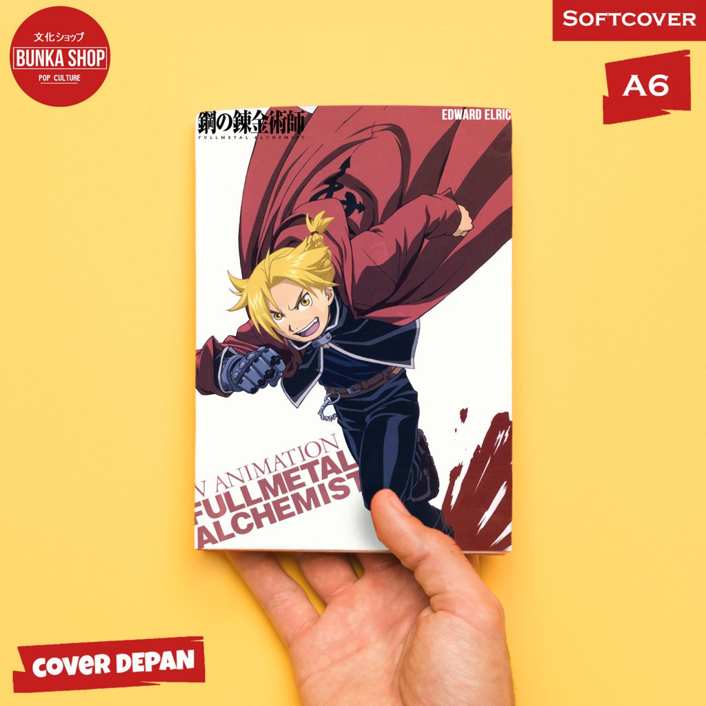

Pocket Note Anime Fullmetal Alchemist Edward Softcover A6 Buku Tulis Catatan Murah