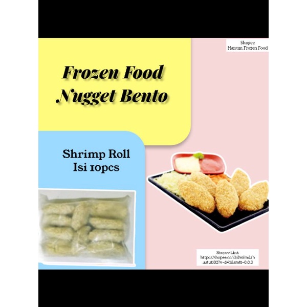 Shrimp Roll Frozen Food Nugget Bento
