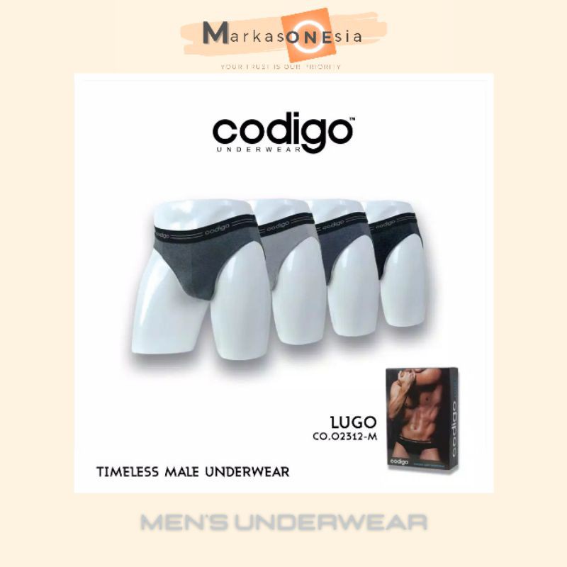 Celana Dalam Pria - Codigo Lugo ( 3 Pcs Pack ) S/M/L/XL