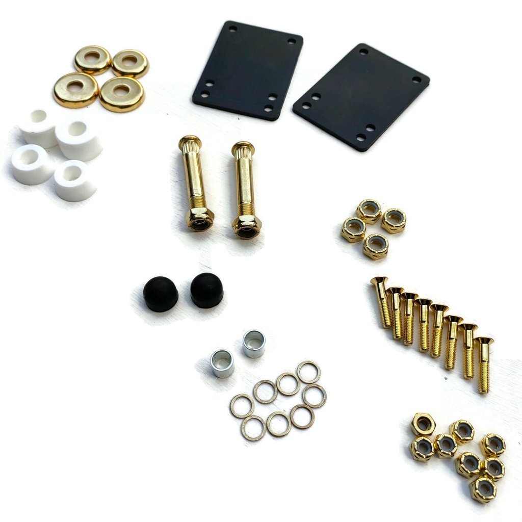 Skateboard truck parts spare kingpin lengkap | deck wheels griptape truck bearing original