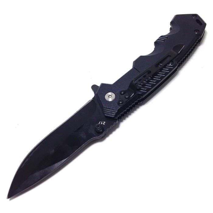 Super Murah! PISAU LIPAT COLD STEEL BLACK SABLE CK FOLDING KNIFE SURVIVAL OUTDOOR