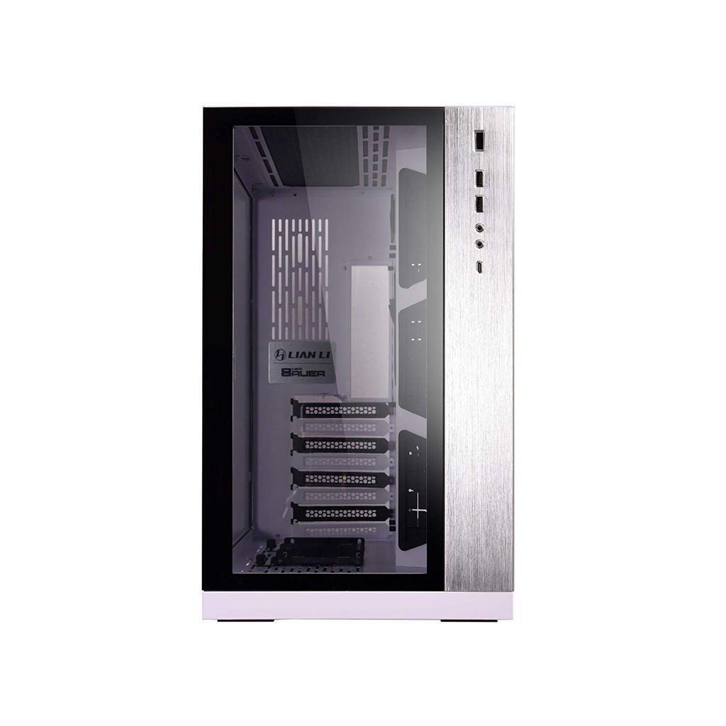 CASING LIAN LI PC-O11DW - DYNAMIC WHITE - TEMPERED GLASS FRONT &amp; LEFT