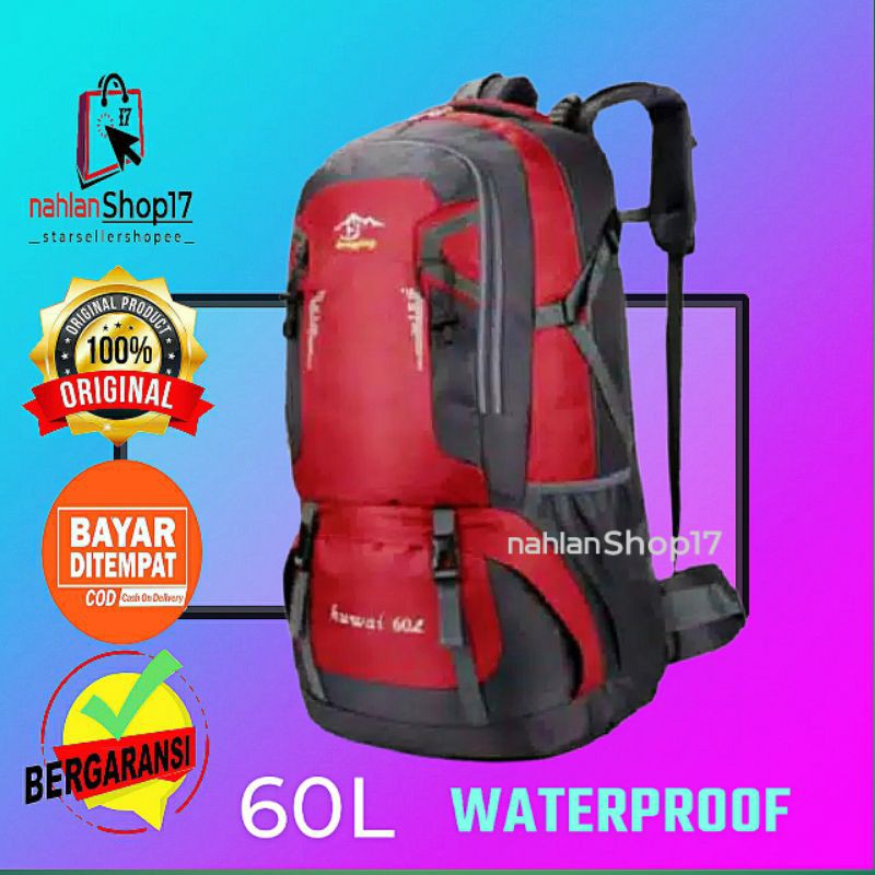 TAS GUNUNG 60L IMPORT / TAS GUNUNG HONGJING 60L / TAS GUNUNG IMPORT / TAS ADVENTURE / TRAVEL BAG