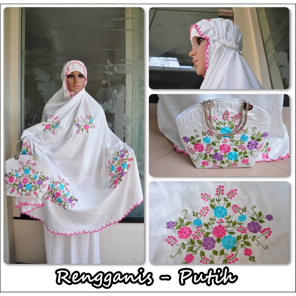 Mukena Dewasa Satin Velvet Rengganis