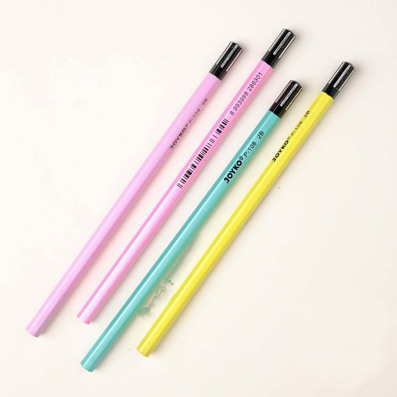 

Pensil Jocko Pearl P-10 2B Pensil Kayu Serut Warna Pastel