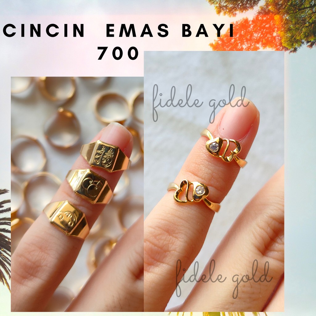 Harga Cincin Kadar Terbaik Perhiasan Anak Fashion Bayi Anak Mei 2021 Indonesia