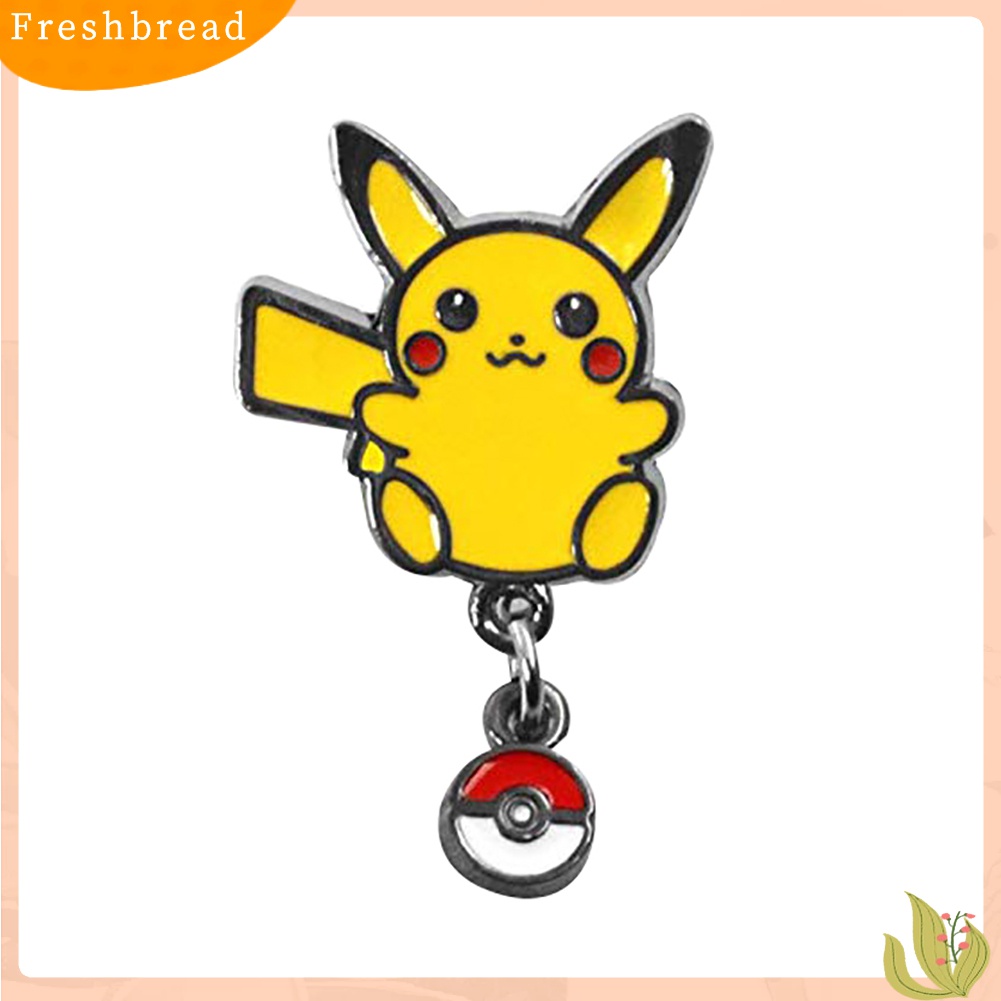 [ TERLARIS]Metal Mini Unisex Pikachu Pokemon Brooch Pin Scarves Shawl Clip Badge Decor