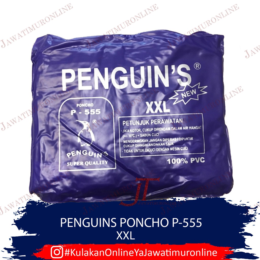 Jas Hujan PENGUIN Poncho P-555 - Jas Hujan PINGUIN P555