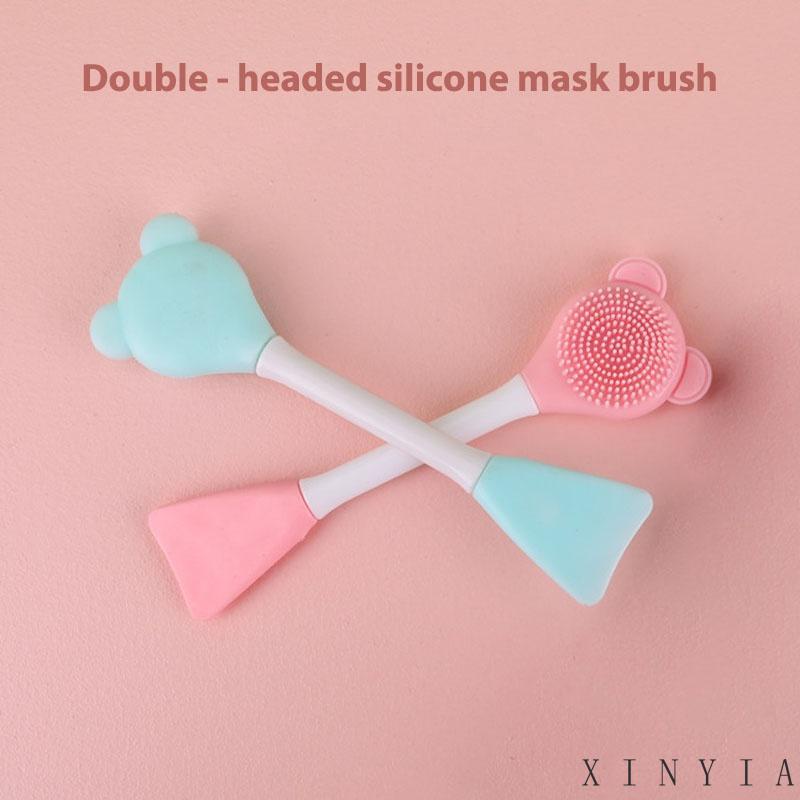 Brush Masker Wajah Manual Portable Bahan Silikon Lembut Untuk Alat Kecantikan Xia.id Kaos T-Shirt Lengan Pendek Motif Print Untuk Wanita