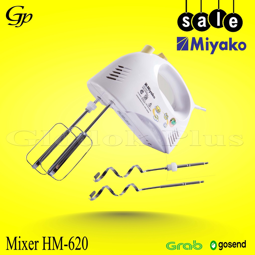 Miyako HM-620 Hand Mixer hm620 handmixer tangan pengocok telur kue