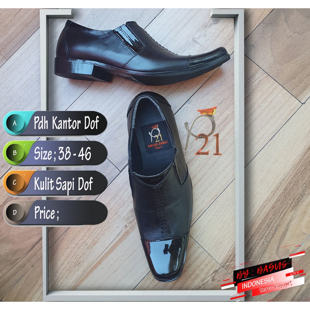 SEPATU PDH P21 SEPATU PRIA