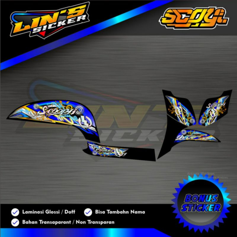 striping stiker scoopy new 2018 transparan costum 022