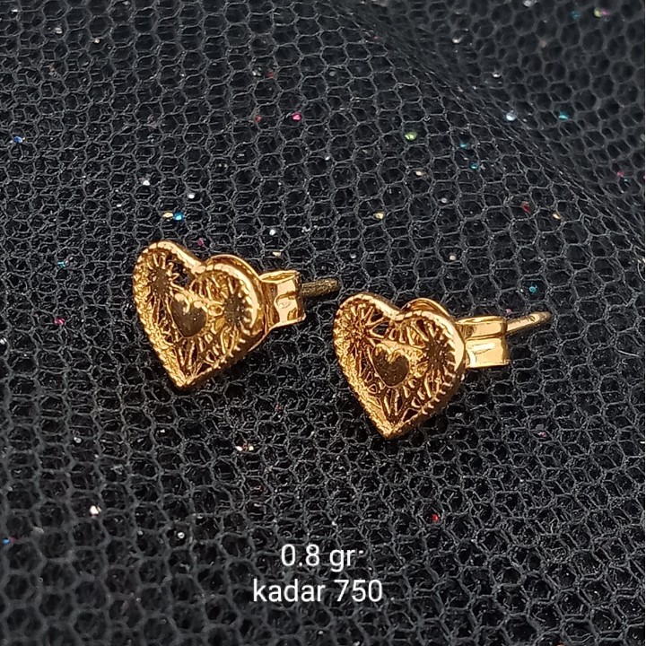 Anting Emas 17K - 0.8 gr Kadar 750 - 1326