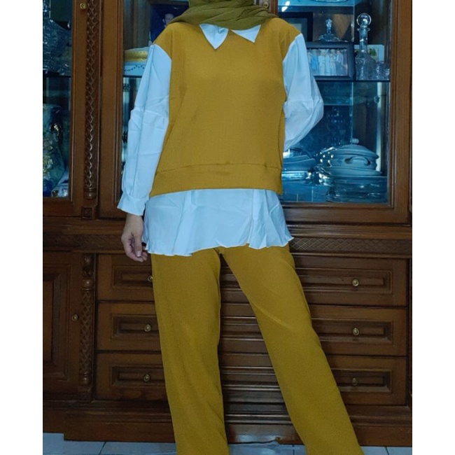 SET KNIT VEST CLARKE